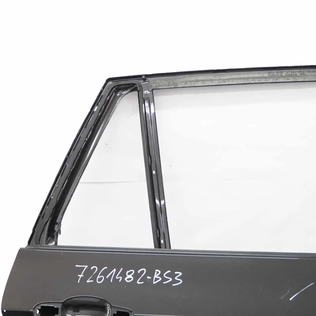 BMW X5 E70 Door Rear Right O/S Black Sapphire Metallic - 475 - SKU 7261482-BS3 - Part number 7261482