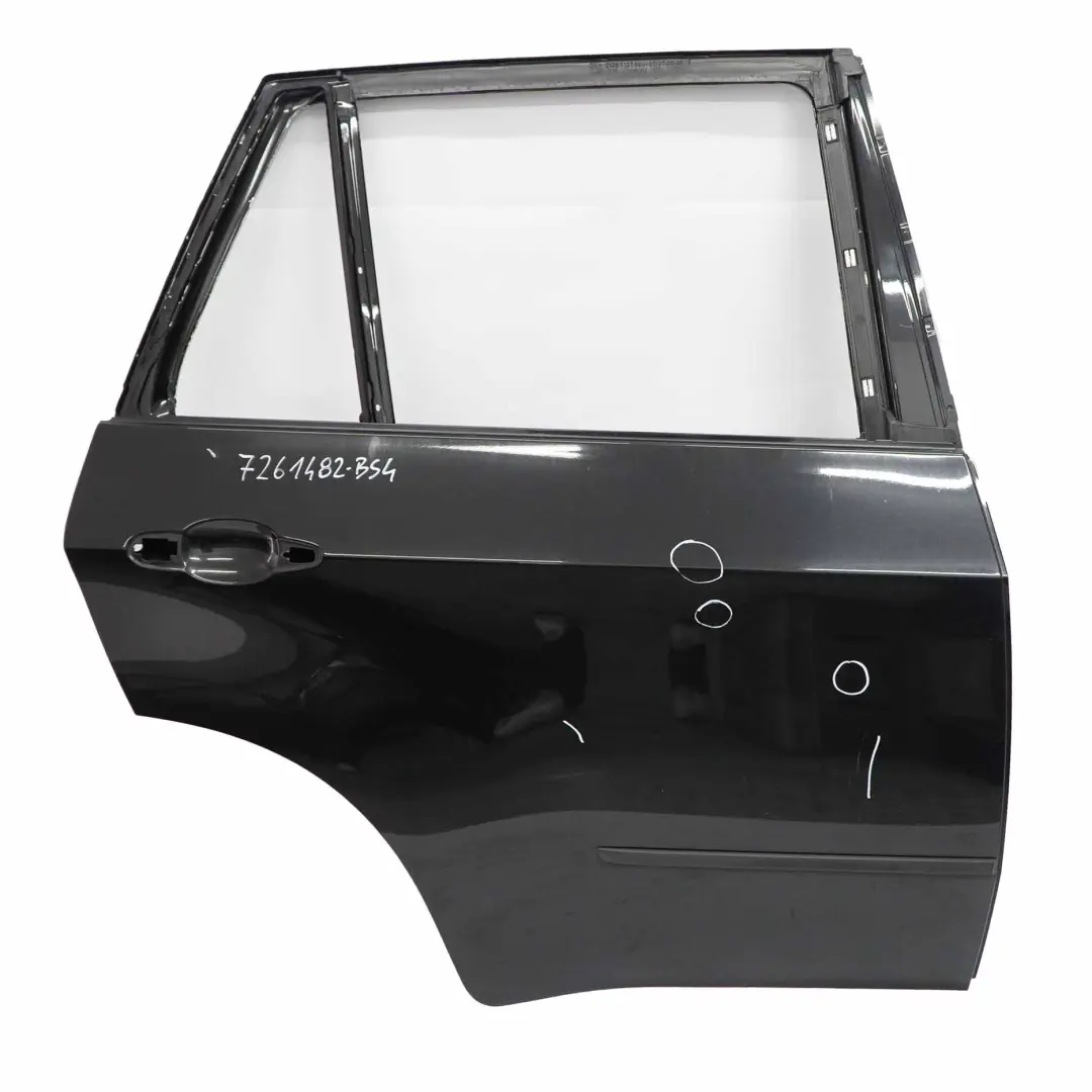 BMW X5 E70 Porta Posteriore Destra Nero Zaffiro Metallizzato - 475 - SKU 7261482-BS4 - Numero di parte 7261482