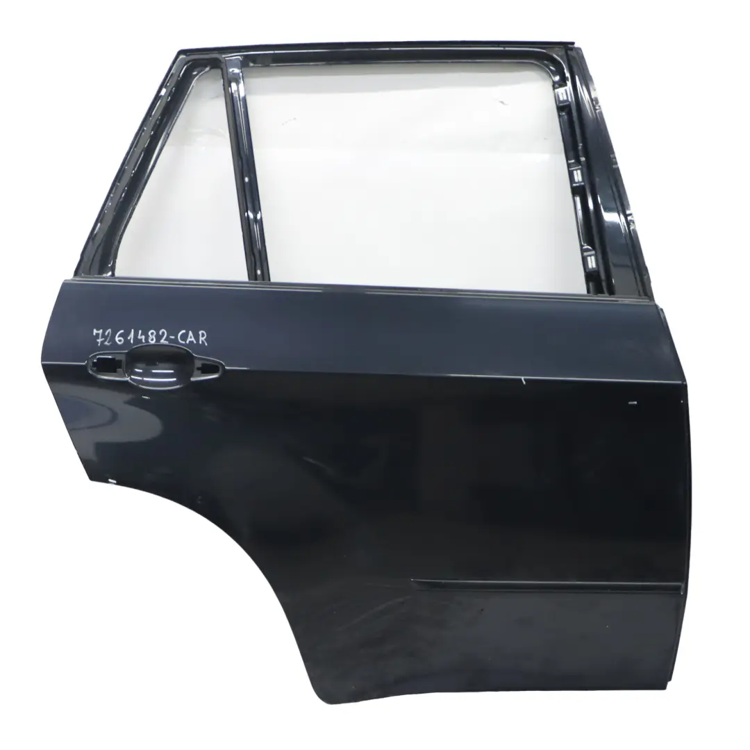 Puerta Trasera Derecha Carbonschwarz Negro Carbono - 416 para BMW X5 E70 con número de pieza 7261482 BMW X5 E70 Puerta Trasera Derecha Carbonschwarz Negro Carbono - 416 - SKU 7261482-CAR - Número de pieza 7261482