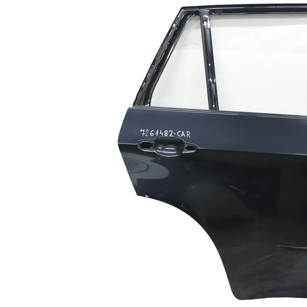 Puerta Trasera Derecha Carbonschwarz Negro Carbono - 416 para BMW X5 E70 con número de pieza 7261482 BMW X5 E70 Puerta Trasera Derecha Carbonschwarz Negro Carbono - 416 - SKU 7261482-CAR - Número de pieza 7261482