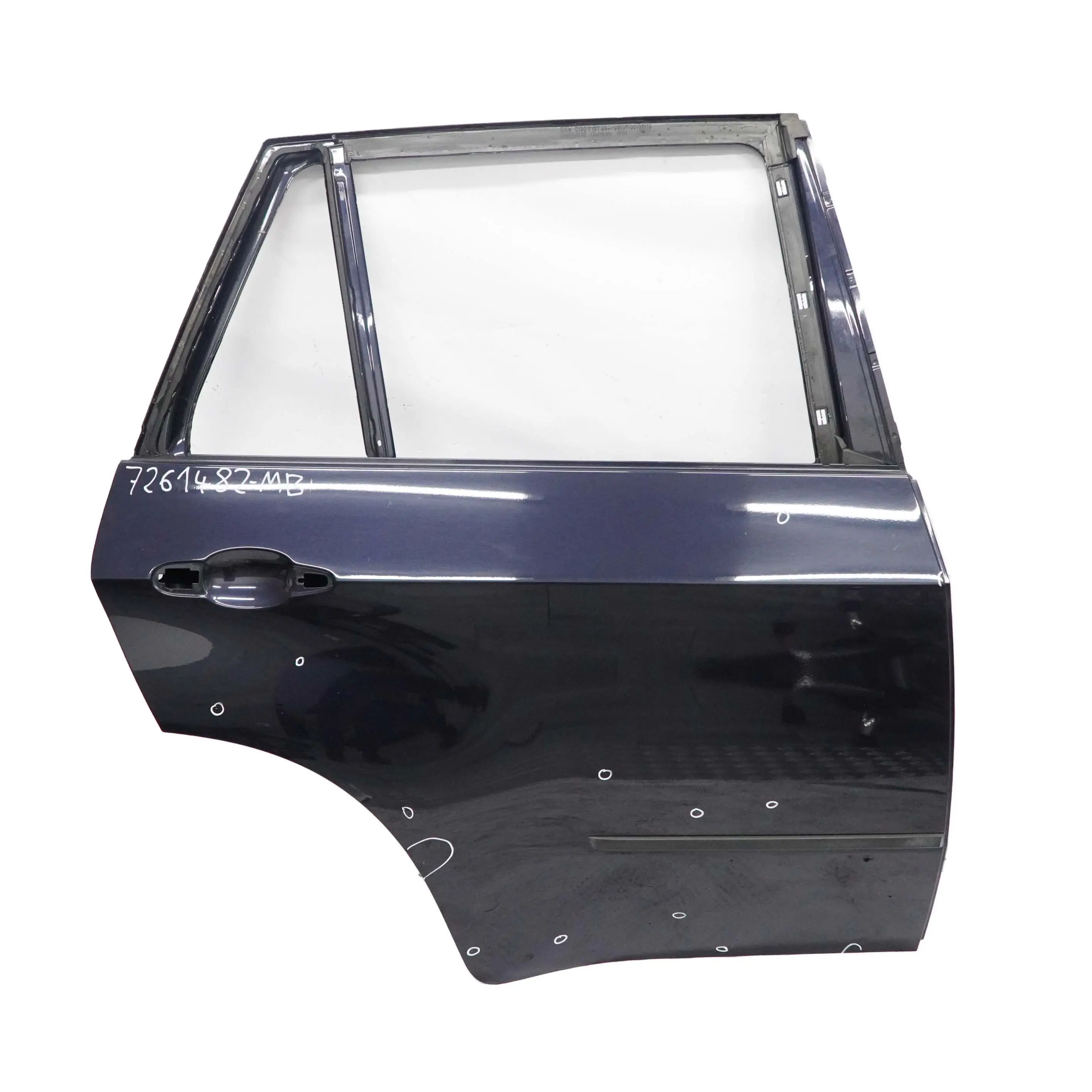 BMW X5 E70 Puerta Trasera Derecha Monacoblau Monaco Blau Metallic - A35