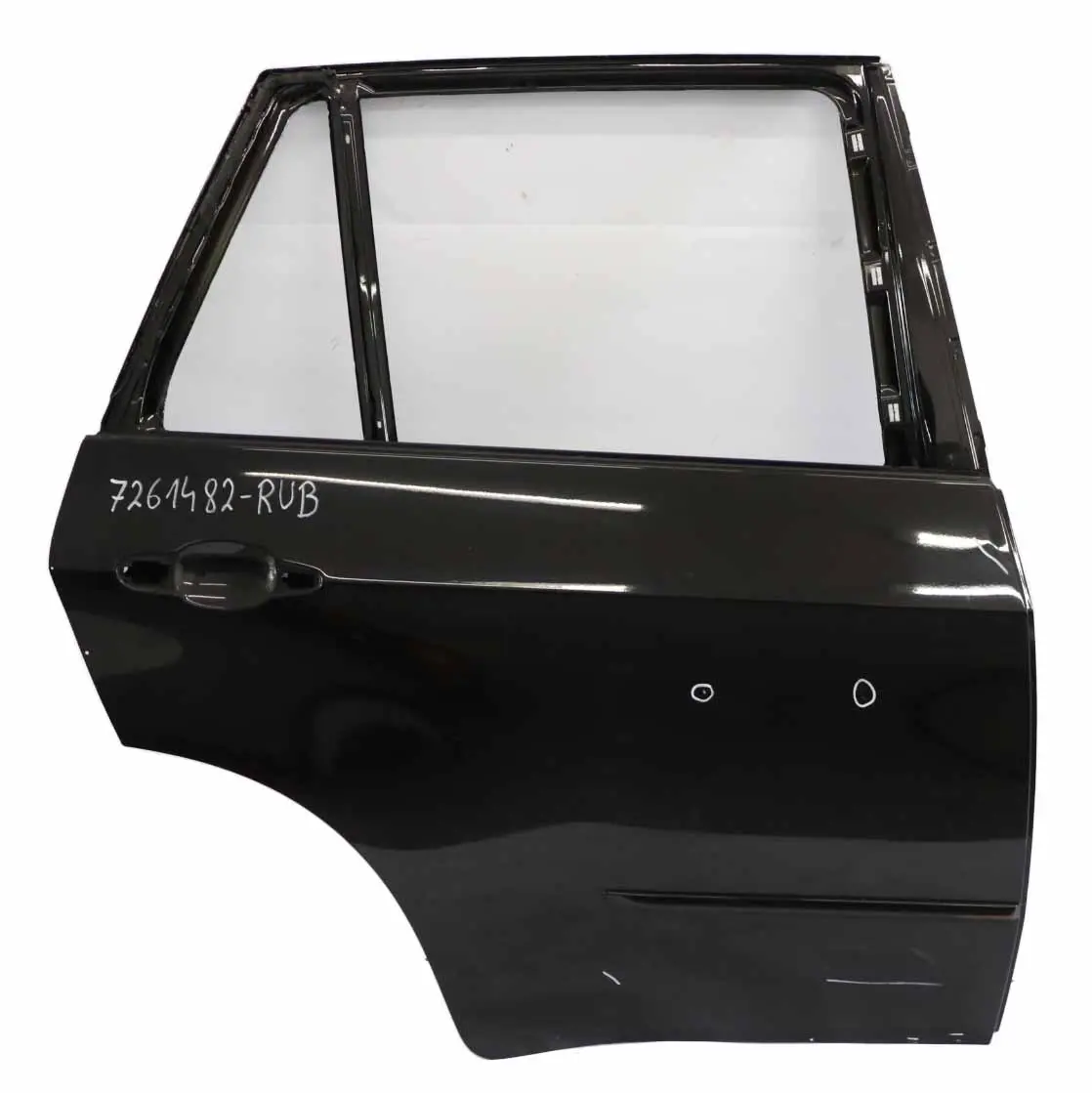 BMW X5 E70 Porta posteriore destra Ruby Black Rubinschwarz Metallic - S23