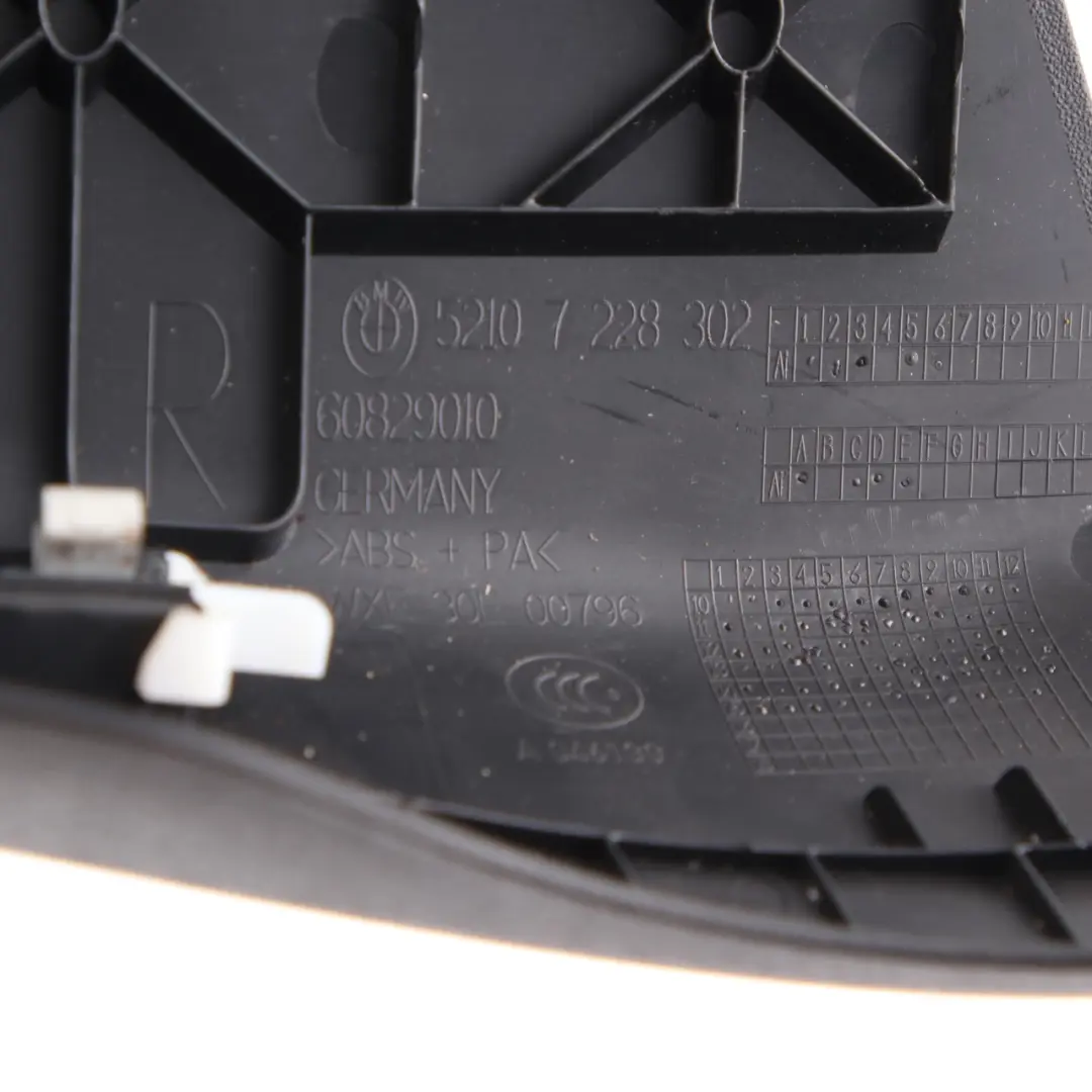  Sitzbezug BMW F13 F06 F33 Verkleidung Vorne Rechts Panel Schwarz 7228302 - SKU 7261794 - Teilenummer 7261794