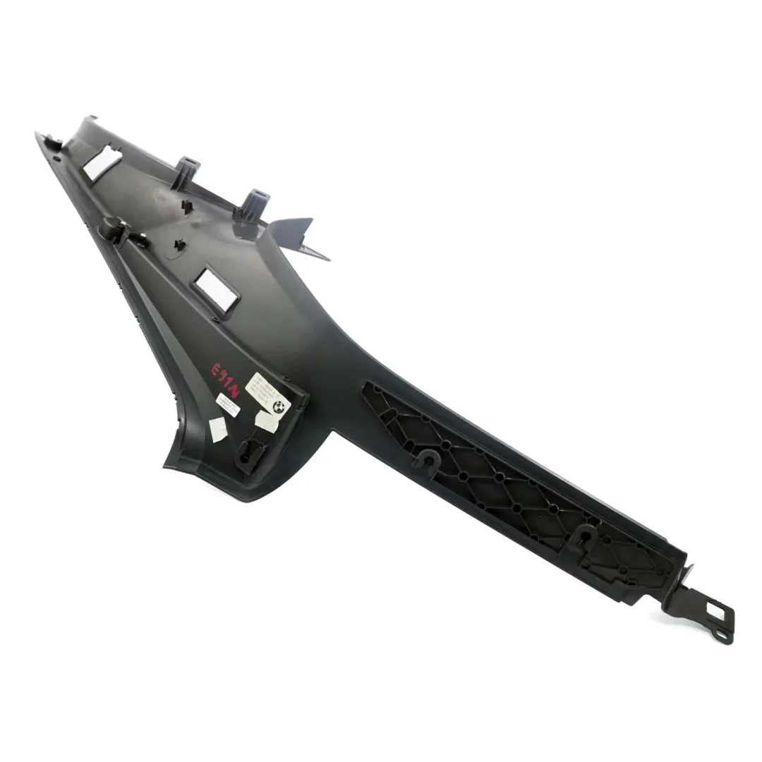 BMW 3 E91 LCI Touring Cover Column D Window Trim Left N/S Black - SKU 7261905 - Part number 7261905
