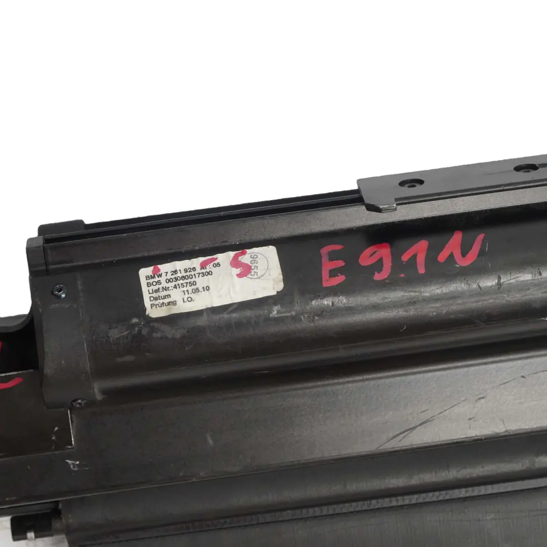 BMW 3 E91 LCI Touring Kombi Rollo Laderaumabdeckung Gepäcknetz Schwarz - SKU 7261926-5 - Teilenummer 7261926