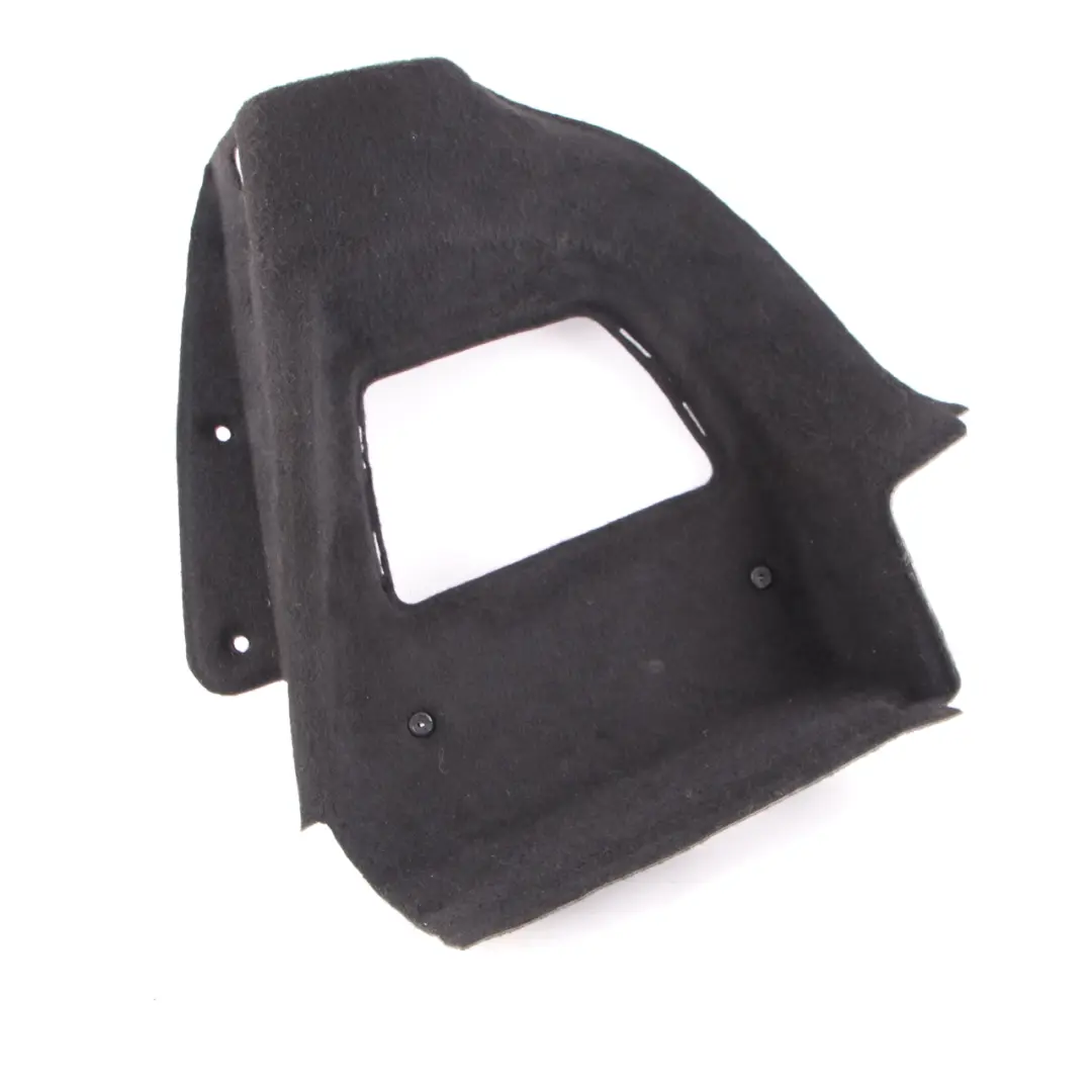 Trunk Trim Cover Rear Right O/S Boot Lateral Panel Covering to Mini R56 with Part number 7262286 Mini R56 Trunk Trim Cover Rear Right O/S Boot Lateral Panel Covering - SKU 7262286 - Part number 7262286