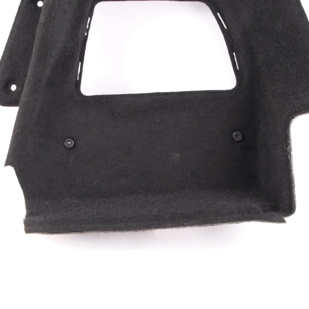 Trunk Trim Cover Rear Right O/S Boot Lateral Panel Covering to Mini R56 with Part number 7262286 Mini R56 Trunk Trim Cover Rear Right O/S Boot Lateral Panel Covering - SKU 7262286 - Part number 7262286