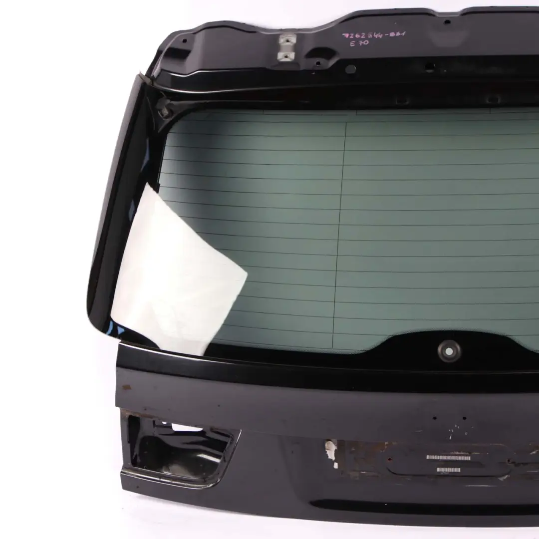 Boot Trunk Lid Rear Tailgate Panel Black Sapphire Metallic - 475 to BMW X5 E70 with Part number 7262544 BMW X5 E70 Boot Trunk Lid Rear Tailgate Panel Black Sapphire Metallic - 475 - SKU 7262544-BS1 - Part number 7262544