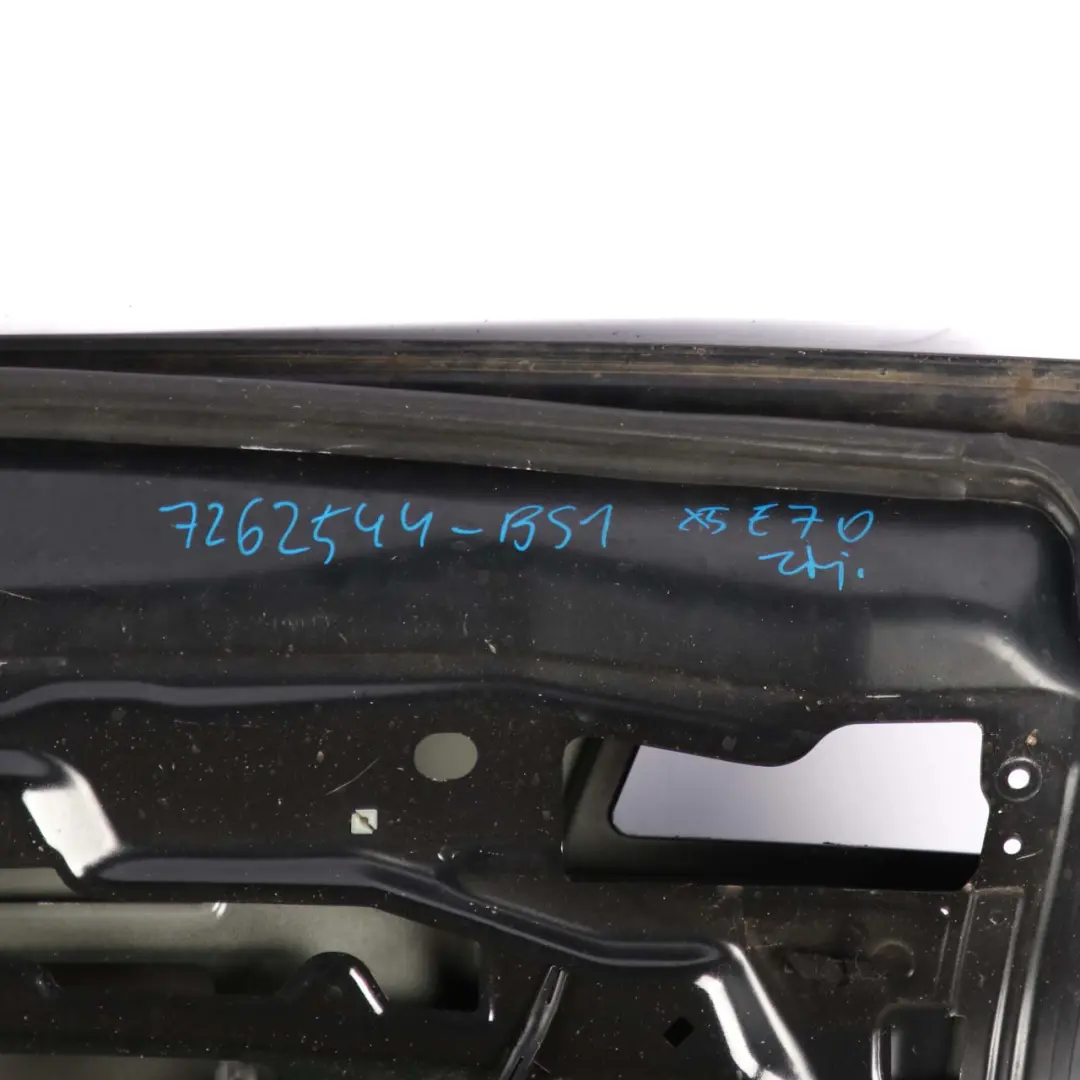 Boot Trunk Lid Rear Tailgate Panel Black Sapphire Metallic - 475 to BMW X5 E70 with Part number 7262544 BMW X5 E70 Boot Trunk Lid Rear Tailgate Panel Black Sapphire Metallic - 475 - SKU 7262544-BS1 - Part number 7262544