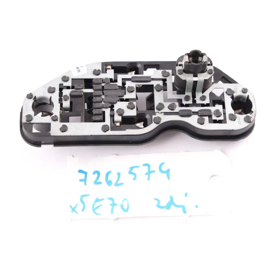 Light Bulb Holder BMW X5 E70 LCI Rear Right O/S Lamp Trunk Lid Tailgate to with Part number 7262574 Light Bulb Holder BMW X5 E70 LCI Rear Right O/S Lamp Trunk Lid Tailgate - SKU 7262574 - Part number 7262574