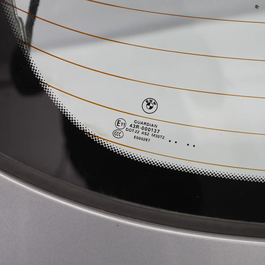 Boot Trunk Lid Tailgate Spacegrau Space Grey Metallic - A52 to BMW X6 E71 Rear with Part number 7262676 BMW X6 E71 Rear Boot Trunk Lid Tailgate Spacegrau Space Grey Metallic - A52 - SKU 7262676-SCG - Part number 7262676