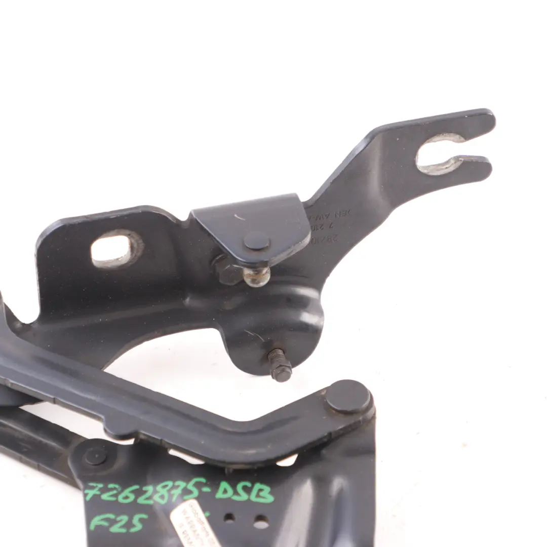 Bonnet Hinge BMW X3 F25 X4 F26 Left N/S Engine Hood Deep Sea Blue - A76 7210729 to with Part number 7262875 Bonnet Hinge BMW X3 F25 X4 F26 Left N/S Engine Hood Deep Sea Blue - A76 7210729 - SKU 7262875-DSB - Part number 7262875