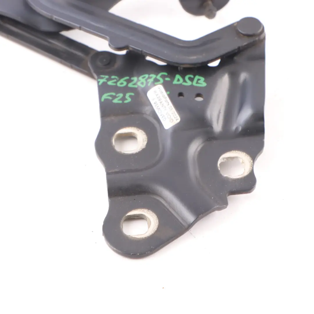 Bonnet Hinge BMW X3 F25 X4 F26 Left N/S Engine Hood Deep Sea Blue - A76 7210729 to with Part number 7262875 Bonnet Hinge BMW X3 F25 X4 F26 Left N/S Engine Hood Deep Sea Blue - A76 7210729 - SKU 7262875-DSB - Part number 7262875