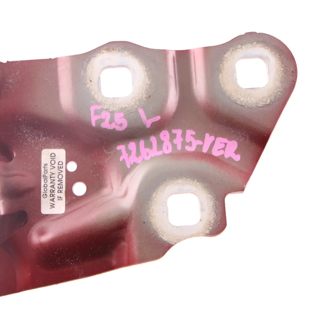 Hood Bonnet Hinge BMW X3 F25 X4 F26 Left Engine Vermillionrot Red A82 7210729 to with Part number 7262875 Hood Bonnet Hinge BMW X3 F25 X4 F26 Left Engine Vermillionrot Red A82 7210729 - SKU 7262875-VER - Part number 7262875