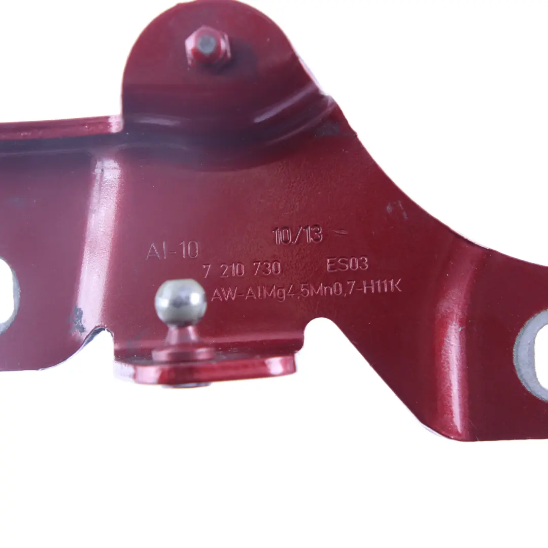 Hood Bonnet Hinge BMW X3 F25 X4 F26 Right Engine Vermillionrot Red A82 7210730 to with Part number 7262876 Hood Bonnet Hinge BMW X3 F25 X4 F26 Right Engine Vermillionrot Red A82 7210730 - SKU 7262876-VER - Part number 7262876
