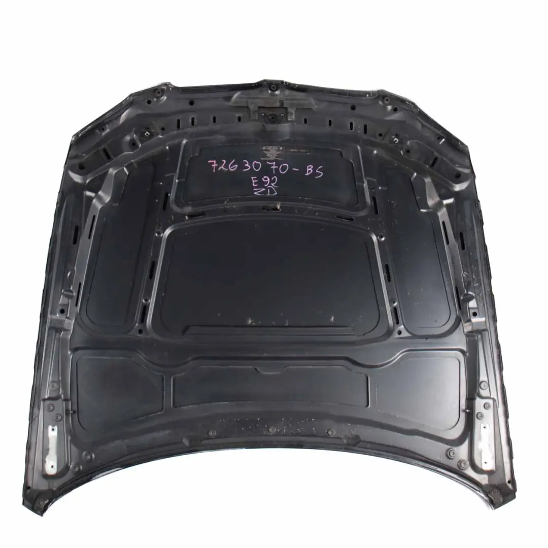  Hood Bonnet BMW E92 E93 LCI Front Lid Panel Black Sapphire Metallic - 475 - SKU 7263070-BS - Part number 7263070