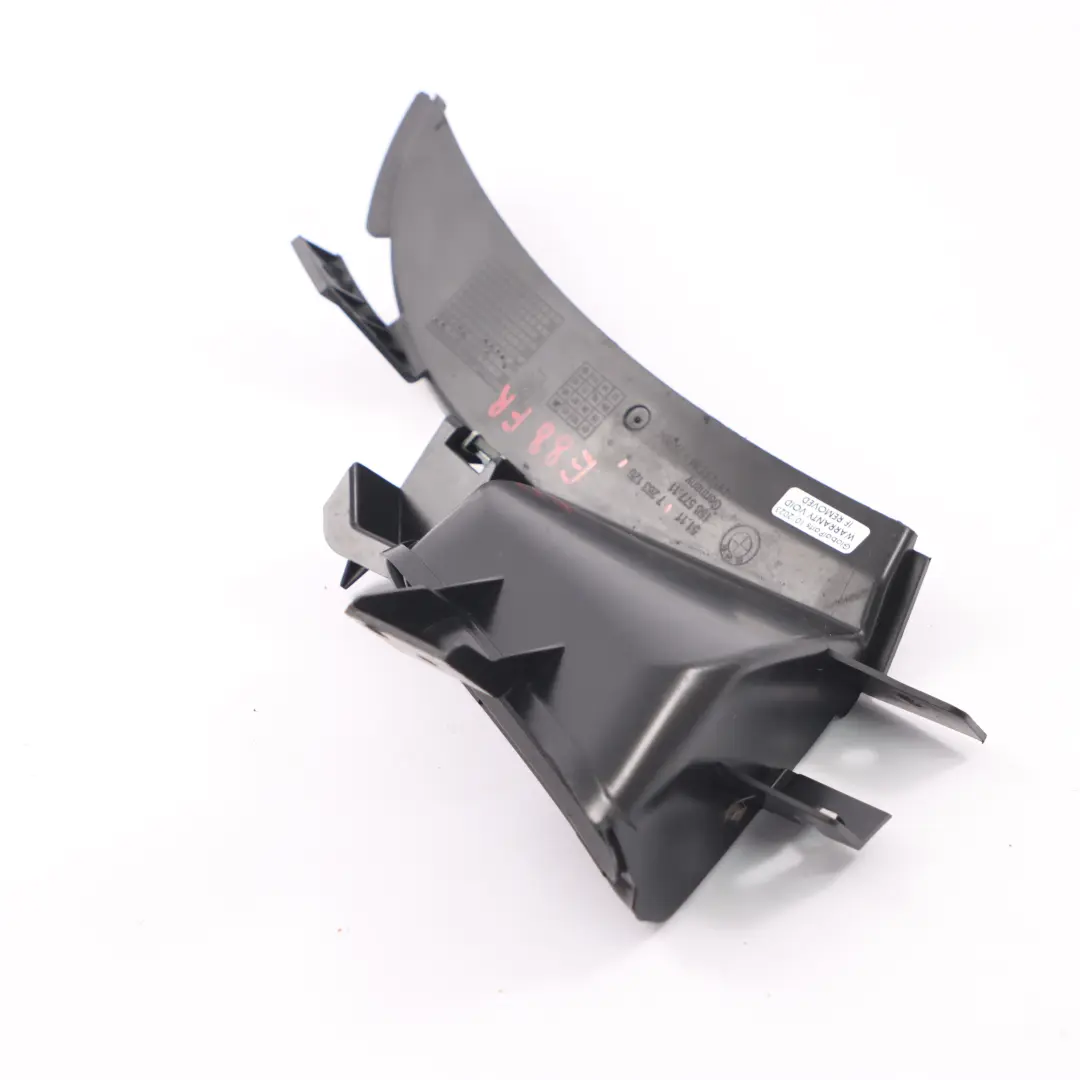 BMW E82 E88 Air Duct Channel Front Right O/S Brake Cooling Duct - SKU 7263126 - Part number 7263126