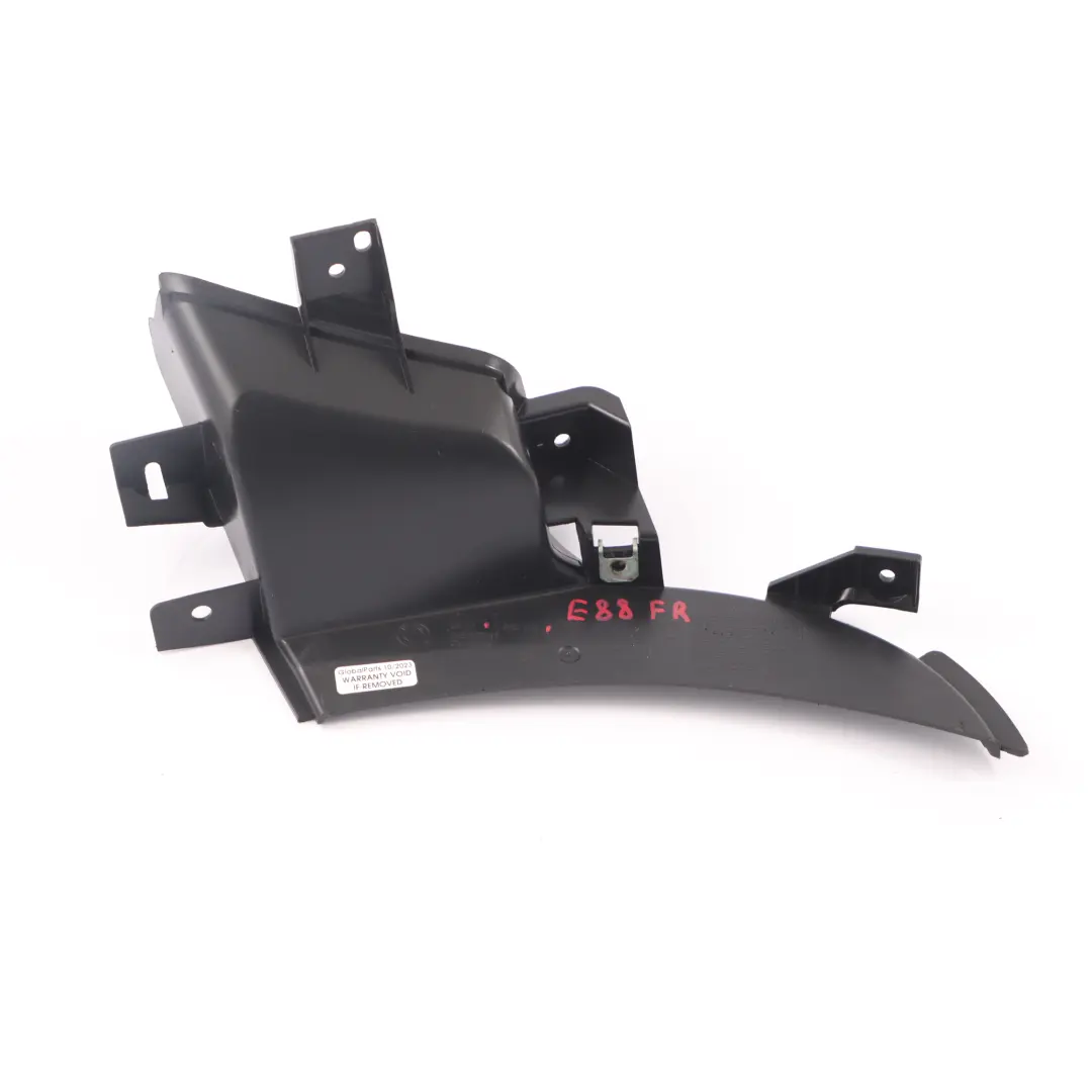 Duct Channel Front Right O/S Brake Cooling Duct to BMW E82 E88 Air with Part number 7263126 BMW E82 E88 Air Duct Channel Front Right O/S Brake Cooling Duct - SKU 7263126 - Part number 7263126