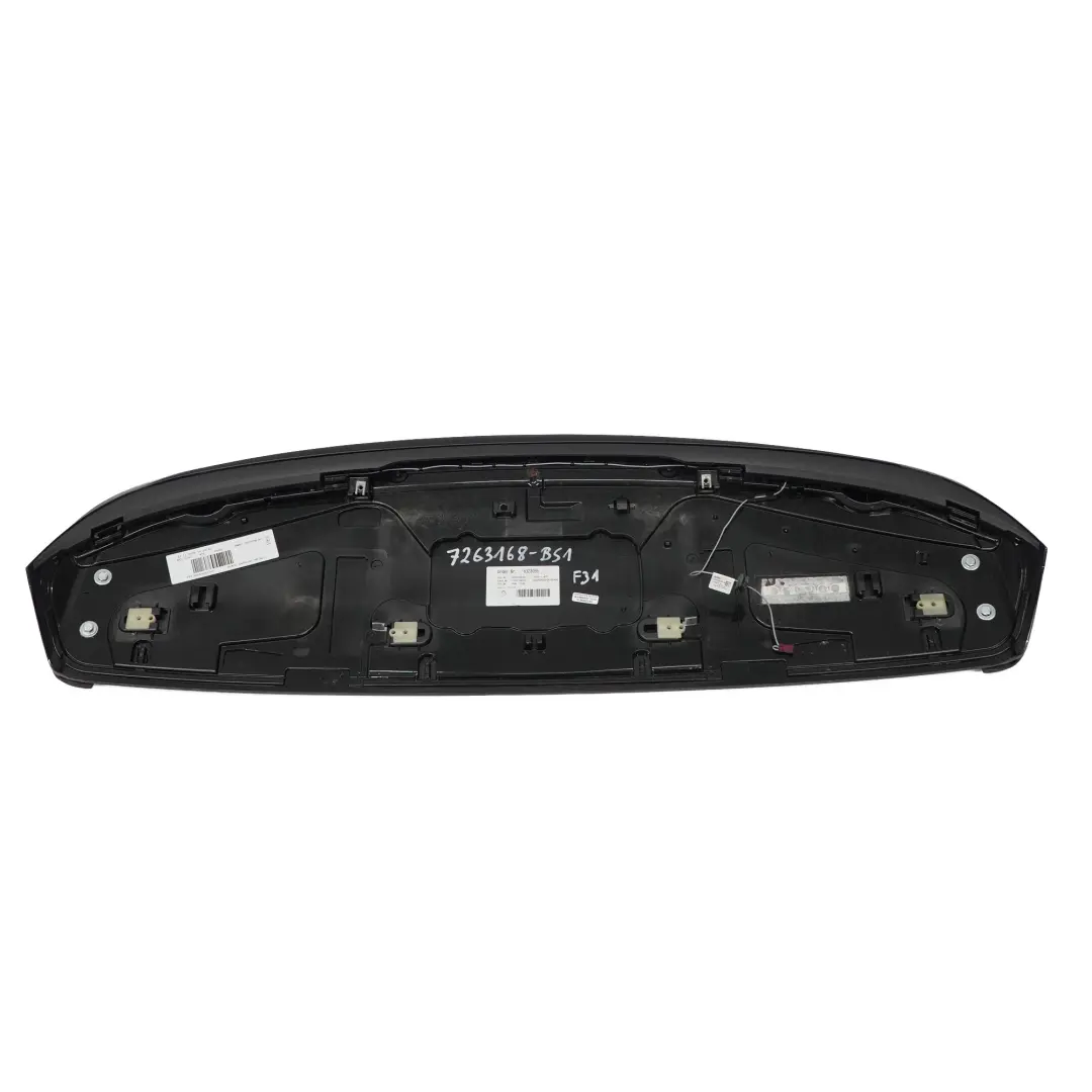 BMW 3 F31 Heck Spoiler Heck Klappe Black Sapphire Schwarz Metallic - 475 - SKU 7263168-BS1 - Teilenummer 7263168
