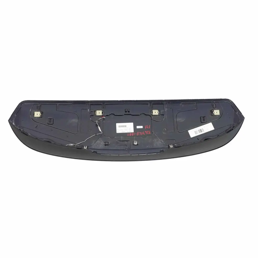  Trunk Spoiler BMW F31 Touring Boot Lid Tailgate Rear Trim Imperial Blue - A89 - SKU 7263168-IBB1 - Part number 7263168