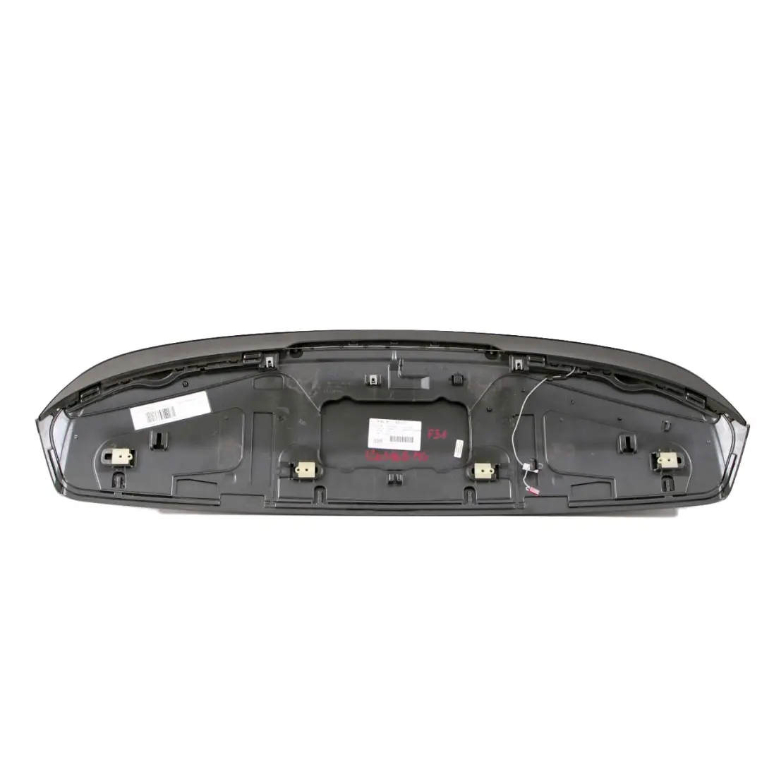 BMW F31 Touring Boot Trunk Lid Tailgate Rear Spoiler Trim Mineralgrau Grey B39 - SKU 7263168-MG - Part number 7263168