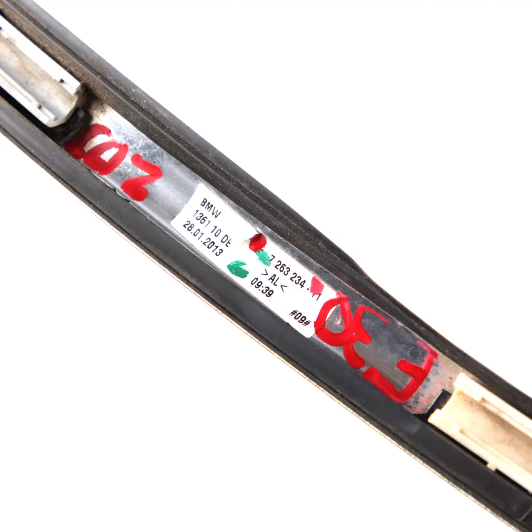 Side Frame Finisher BMW F30 F80 Front Right O/S Door Window Trim Strip Chrome to with Part number 7263234 Side Frame Finisher BMW F30 F80 Front Right O/S Door Window Trim Strip Chrome - SKU 7263234 - Part number 7263234