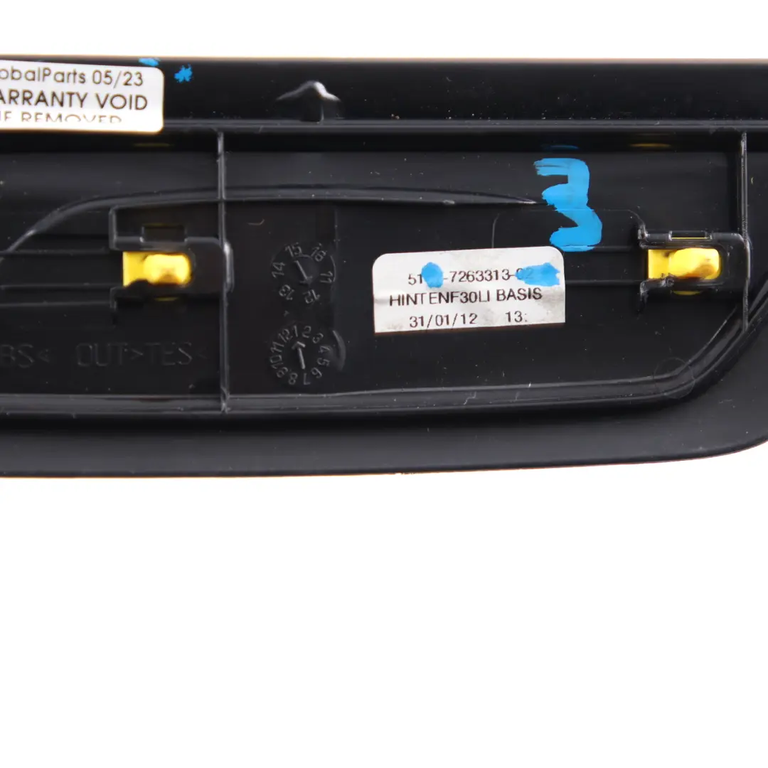 Entrance Cover BMW F30 F31 Door Trim Sill Interior Strip Panelling Set to with Part number 7263313 Entrance Cover BMW F30 F31 Door Trim Sill Interior Strip Panelling Set - SKU 7263313-3 - Part number 7263313