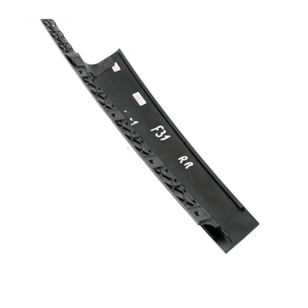 BMW F30 F3 Brillante Cubierta embelleced pilar B Puerta trasera derecha exterior - SKU 7263380-1 - Número de pieza 7263380