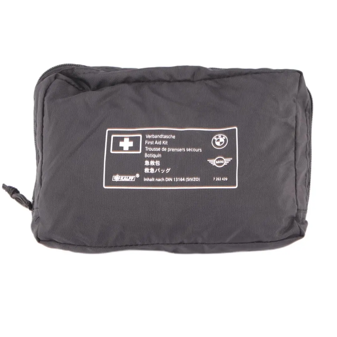 Trousse Médicale Universelle De Premiers Secours Pochette Noire pour BMW Mini à propos du numéro de pièce 7263439 BMW Mini Trousse Médicale Universelle De Premiers Secours Pochette Noire - SKU 7263439-1 - Numéro de pièce 7263439