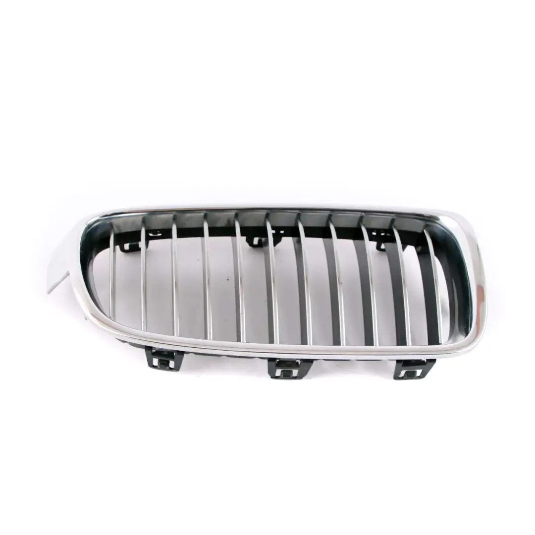 Grille Kidney BMW F30 F31 Front Bumper Frame Right O/S Luxury Chrome to with Part number 7263482 Grille Kidney BMW F30 F31 Front Bumper Frame Right O/S Luxury Chrome - SKU 7263482 - Part number 7263482