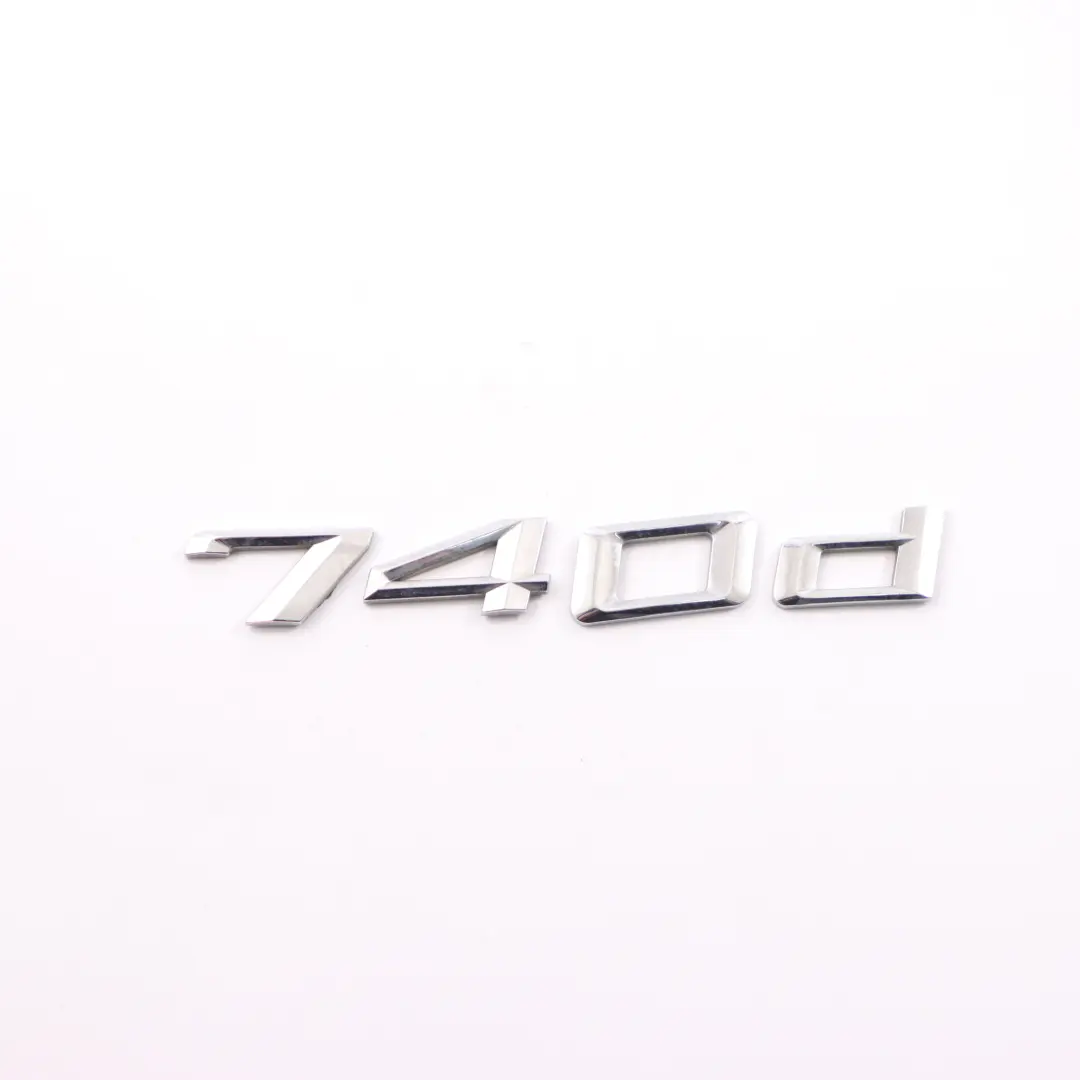 BMW F01 740d Trasero Adherido Lettering Emblema Insignia - SKU 7263598 - Número de pieza 7263598