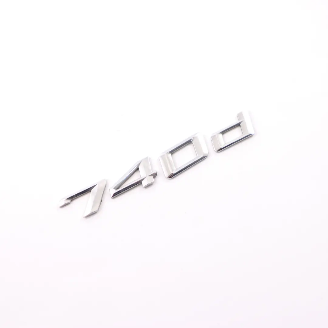 Boot Trunk Lid Adhered Lettering Emblem Logo Badge to BMW F01 740d Rear with Part number 7263598 BMW F01 740d Rear Boot Trunk Lid Adhered Lettering Emblem Logo Badge - SKU 7263598 - Part number 7263598