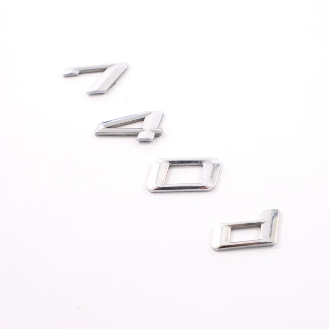 BMW F01 740d Trasero Adherido Lettering Emblema Insignia - SKU 7263598 - Número de pieza 7263598