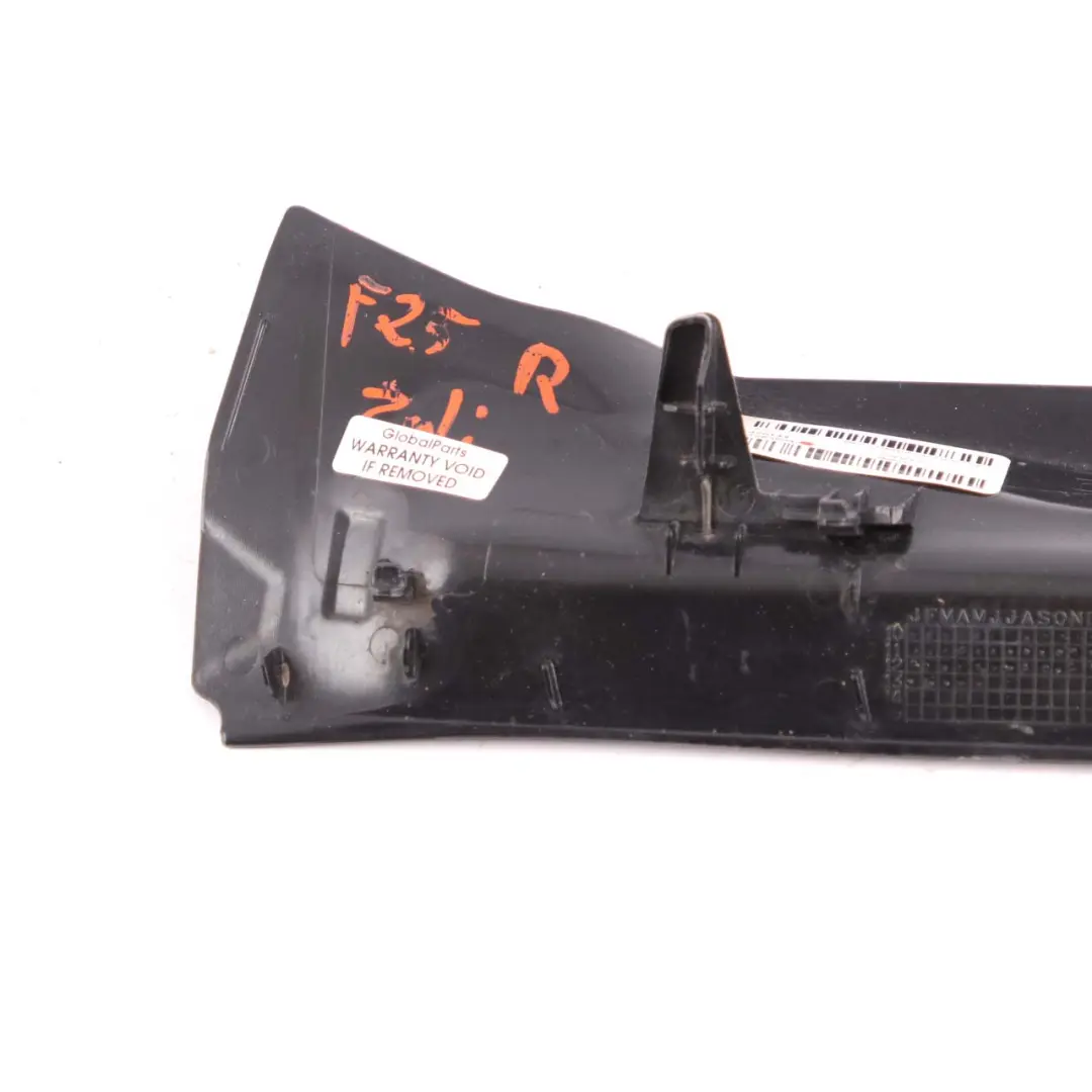 Coperchio Luce Bagagliaio Coperchio Posteriore Destro Nero per BMW X3 F25 con numero di parte 7263604 BMW X3 F25 Coperchio Luce Bagagliaio Coperchio Posteriore Destro Nero - SKU 7263604 - Numero di parte 7263604