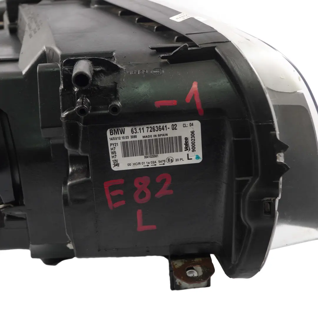 Headlight BMW E82 E88 Headlamp Light Lamp Front Left N/S  - SKU rhd-7263641-1 - Part number 7263641