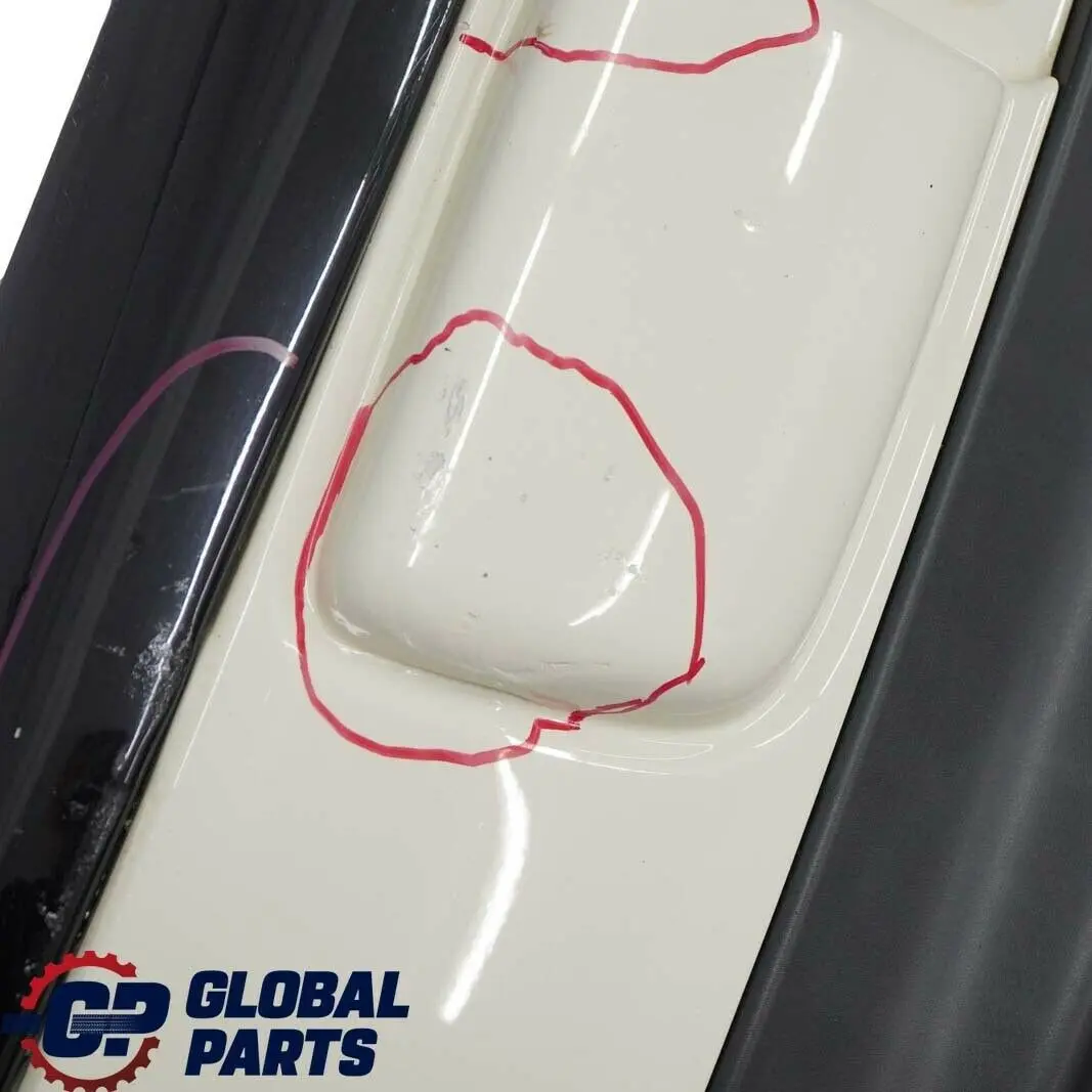 Complete Rear Bumper Trim Panel Pepper White - 850 to Mini Clubman R55 with Part number 7264348 Mini Clubman R55 Complete Rear Bumper Trim Panel Pepper White - 850 - SKU 7264348-PW - Part number 7264348