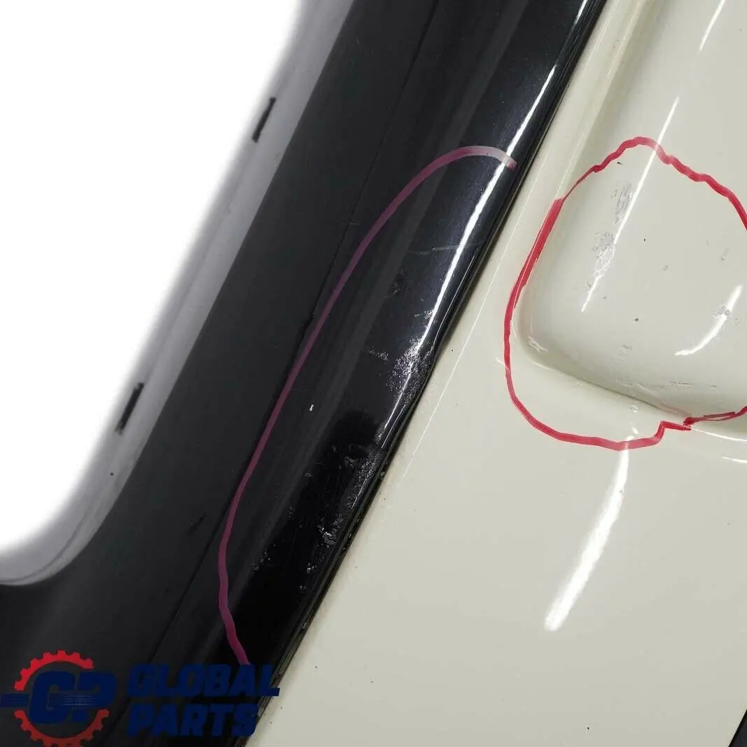 Complete Rear Bumper Trim Panel Pepper White - 850 to Mini Clubman R55 with Part number 7264348 Mini Clubman R55 Complete Rear Bumper Trim Panel Pepper White - 850 - SKU 7264348-PW - Part number 7264348