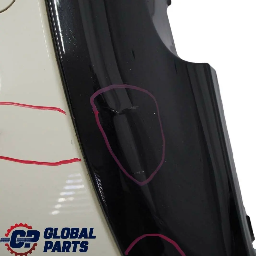 Mini Clubman R55 Complete Rear Bumper Trim Panel Pepper White - 850 - SKU 7264348-PW - Part number 7264348
