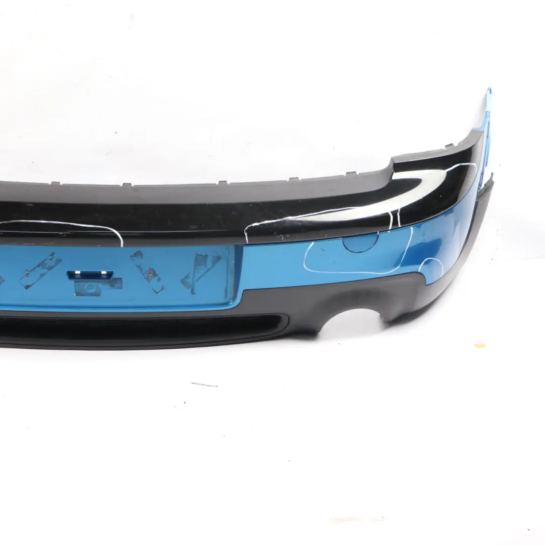 PDC Rear Bumper Trim Panel Laser Blue - A59 to Mini Clubman R55 LCI Cooper S with Part number 7264351 Mini Clubman R55 LCI Cooper S PDC Rear Bumper Trim Panel Laser Blue - A59 - SKU 7264351-LAB - Part number 7264351
