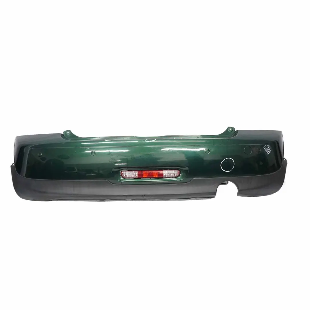 Stossfänger Hinten British Racing Green Gruen II - B22 für Mini R56 R57 LCI R58 R59 mit Teilenummer 7264355 Mini R56 R57 LCI R58 R59 Stossfänger Hinten British Racing Green Gruen II - B22 - SKU 7264355-BRGII - Teilenummer 7264355