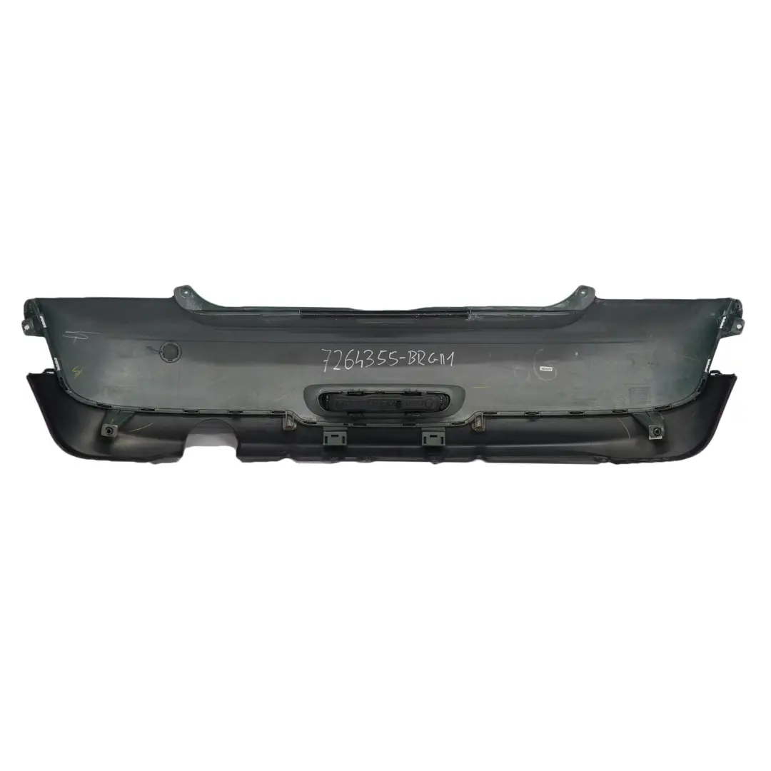 Rear Bumper Panel Mini R56 R57 LCI R58 Trim Cover British Racing Green II - B22 - SKU 7264355-BRGII1 - Part number 7264355