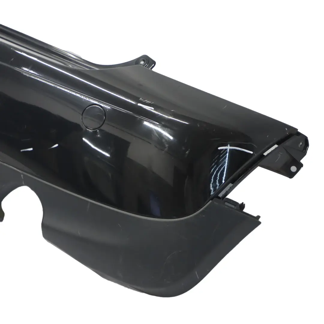 Mini R56 R57 LCI R58 Rear Bumper Trim Panel Midnight Black Metallic - A94 - SKU 7264355-MNB - Part number 7264355