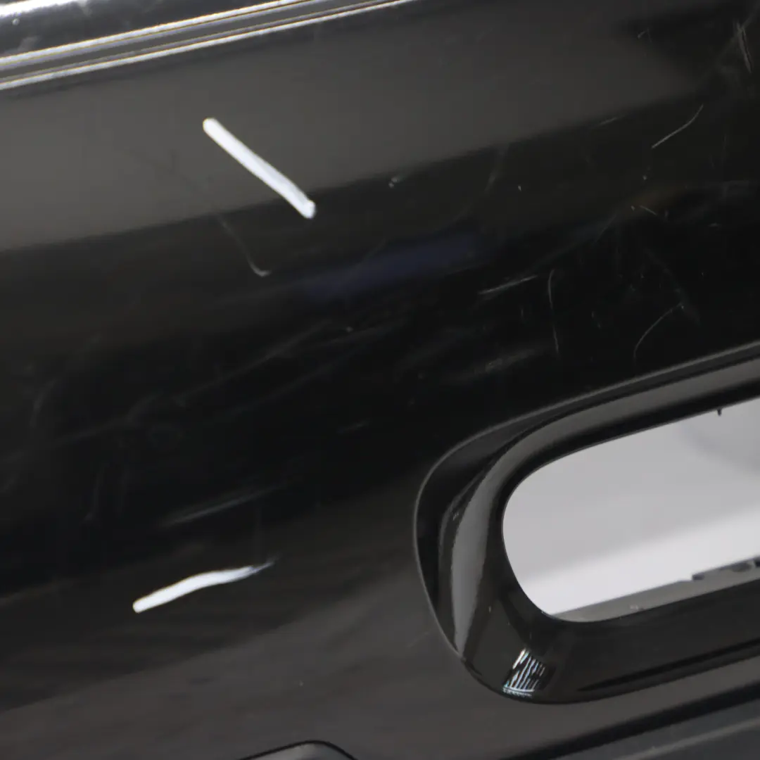 Mini R56 R57 LCI R58 Rear Bumper Trim Panel Midnight Black Metallic - A94 - SKU 7264355-MNB - Part number 7264355
