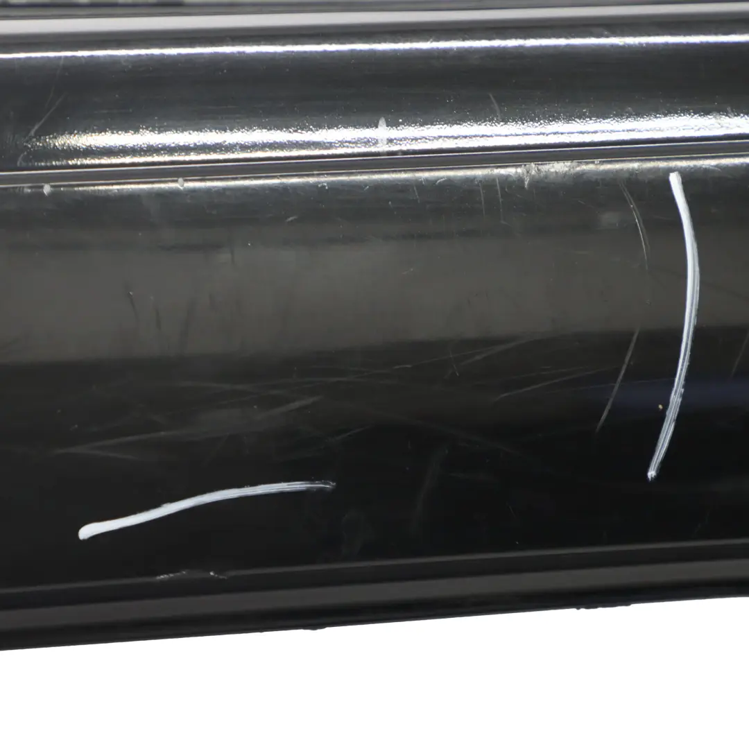 Bumper Trim Panel Midnight Black Metallic - A94 to Mini R56 R57 LCI R58 Rear with Part number 7264355 Mini R56 R57 LCI R58 Rear Bumper Trim Panel Midnight Black Metallic - A94 - SKU 7264355-MNB - Part number 7264355