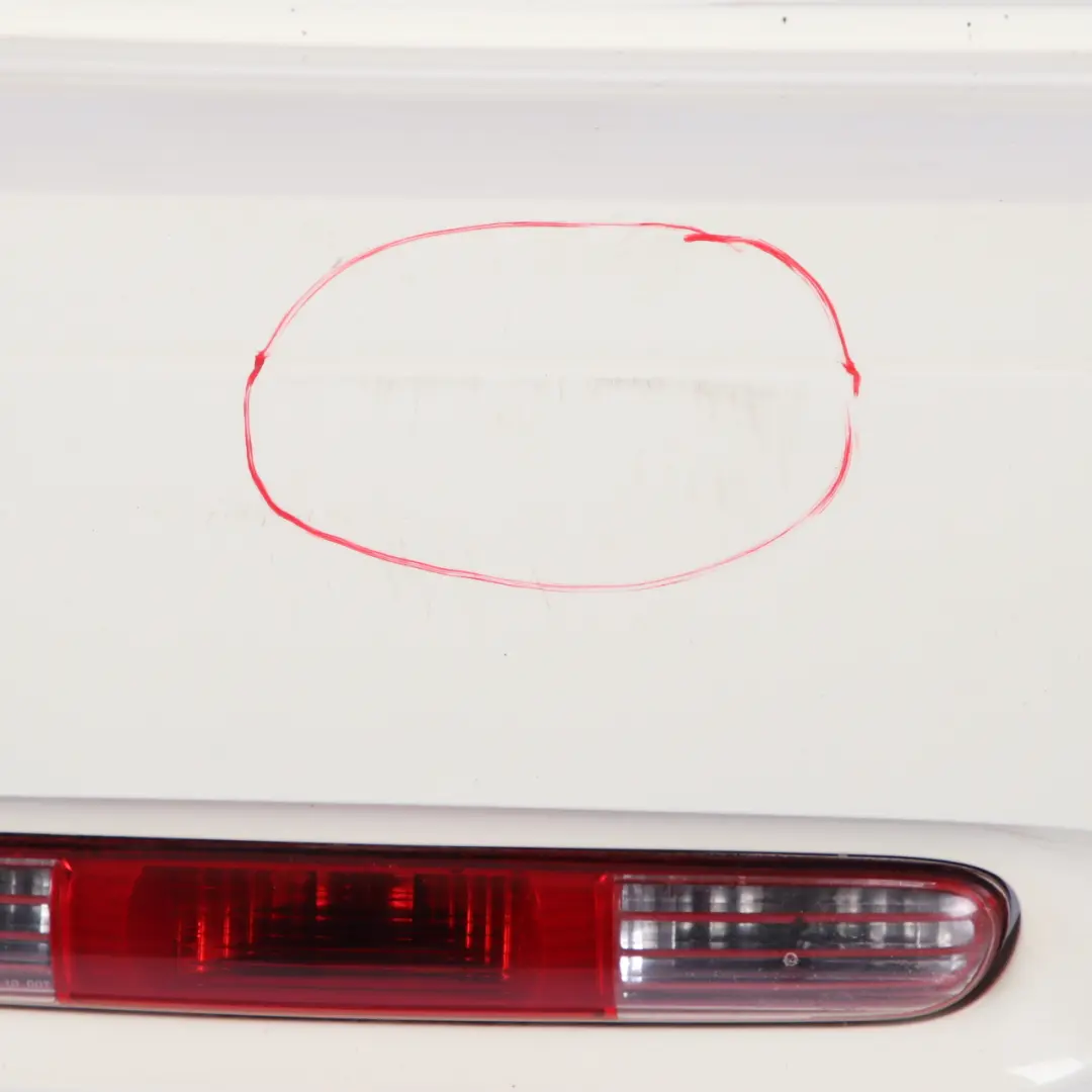 Bumper Trim Panel PDC Pepper White - 850 to Mini Cooper R56 R57 LCI R58 Rear with Part number 7264355 Mini Cooper R56 R57 LCI R58 Rear Bumper Trim Panel PDC Pepper White - 850 - SKU 7264355-PW - Part number 7264355