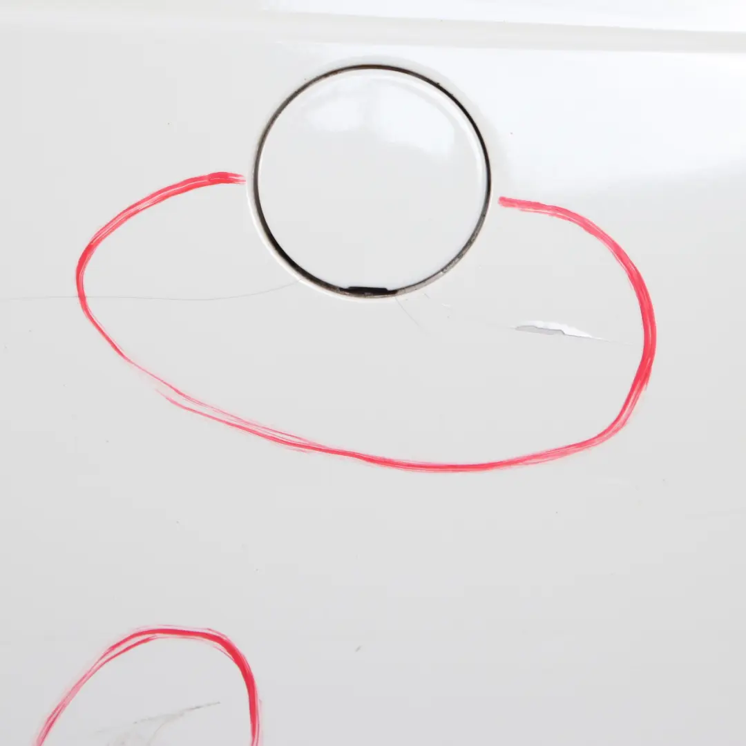 Mini Cooper R56 R57 LCI R58 Rear Bumper Trim Panel PDC Pepper White - 850 - SKU 7264355-PW - Part number 7264355