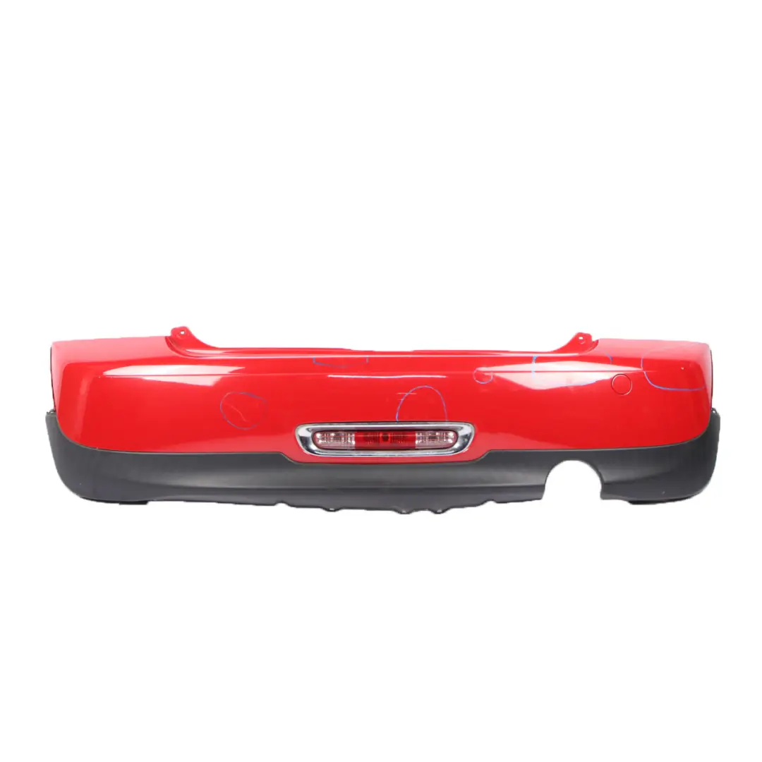 Mini R56 LCI Rear Bumper Trim Panel R57 LCI R58 Chili Red - 851 - SKU 7264356-CHRED2 - Part number 7264356
