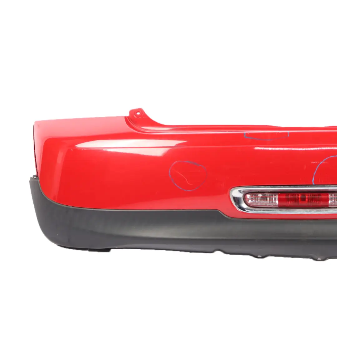 Mini R56 LCI Rear Bumper Trim Panel R57 LCI R58 Chili Red - 851 - SKU 7264356-CHRED2 - Part number 7264356