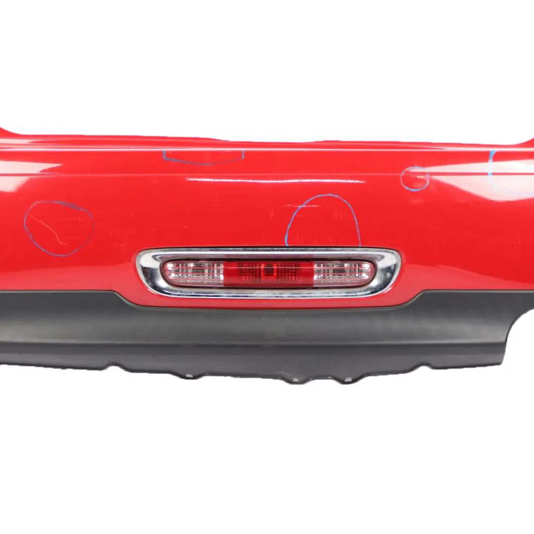 Bumper Trim Panel R57 LCI R58 Chili Red - 851 to Mini R56 LCI Rear with Part number 7264356 Mini R56 LCI Rear Bumper Trim Panel R57 LCI R58 Chili Red - 851 - SKU 7264356-CHRED2 - Part number 7264356