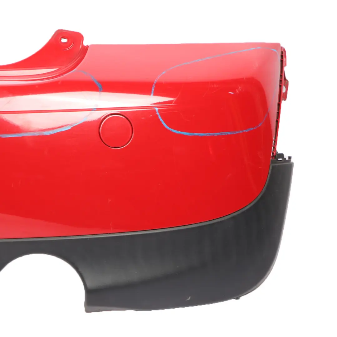Mini R56 LCI Rear Bumper Trim Panel R57 LCI R58 Chili Red - 851 - SKU 7264356-CHRED2 - Part number 7264356